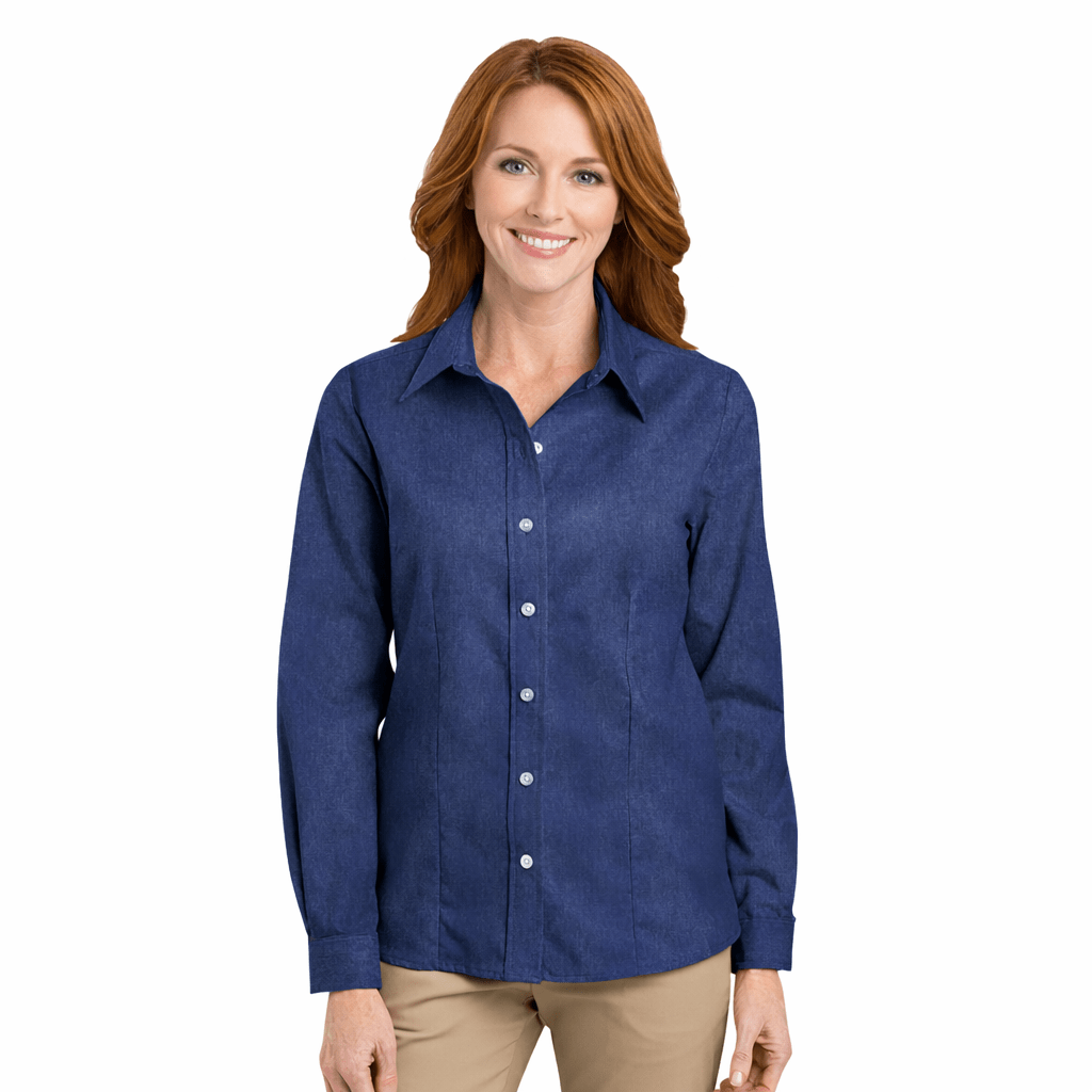 Blusas de trabajo Dickies de mezclilla para mujer - Garufa Jeans