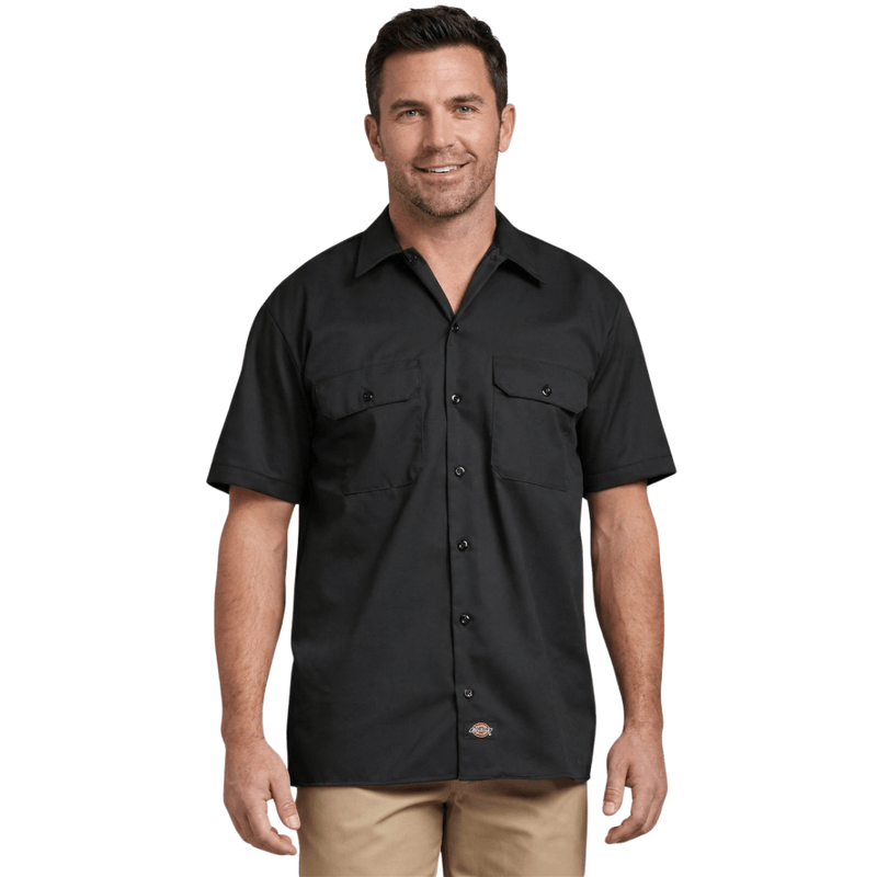 Camisas de trabajo Dickies de gabardina para hombre