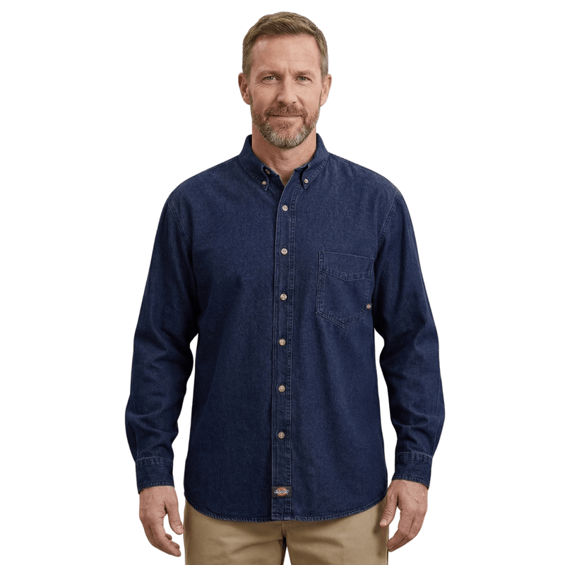 Camisas de trabajo Dickies de mezclilla para hombre