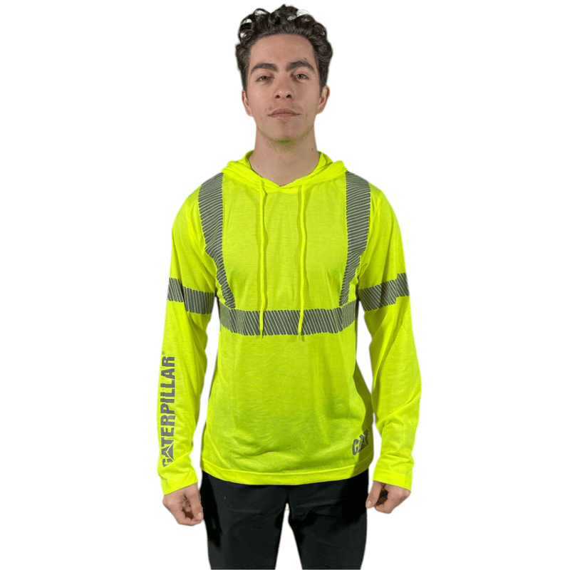 Playeras Caterpillar Alta Visibilidad Reflejantes con Protección UV