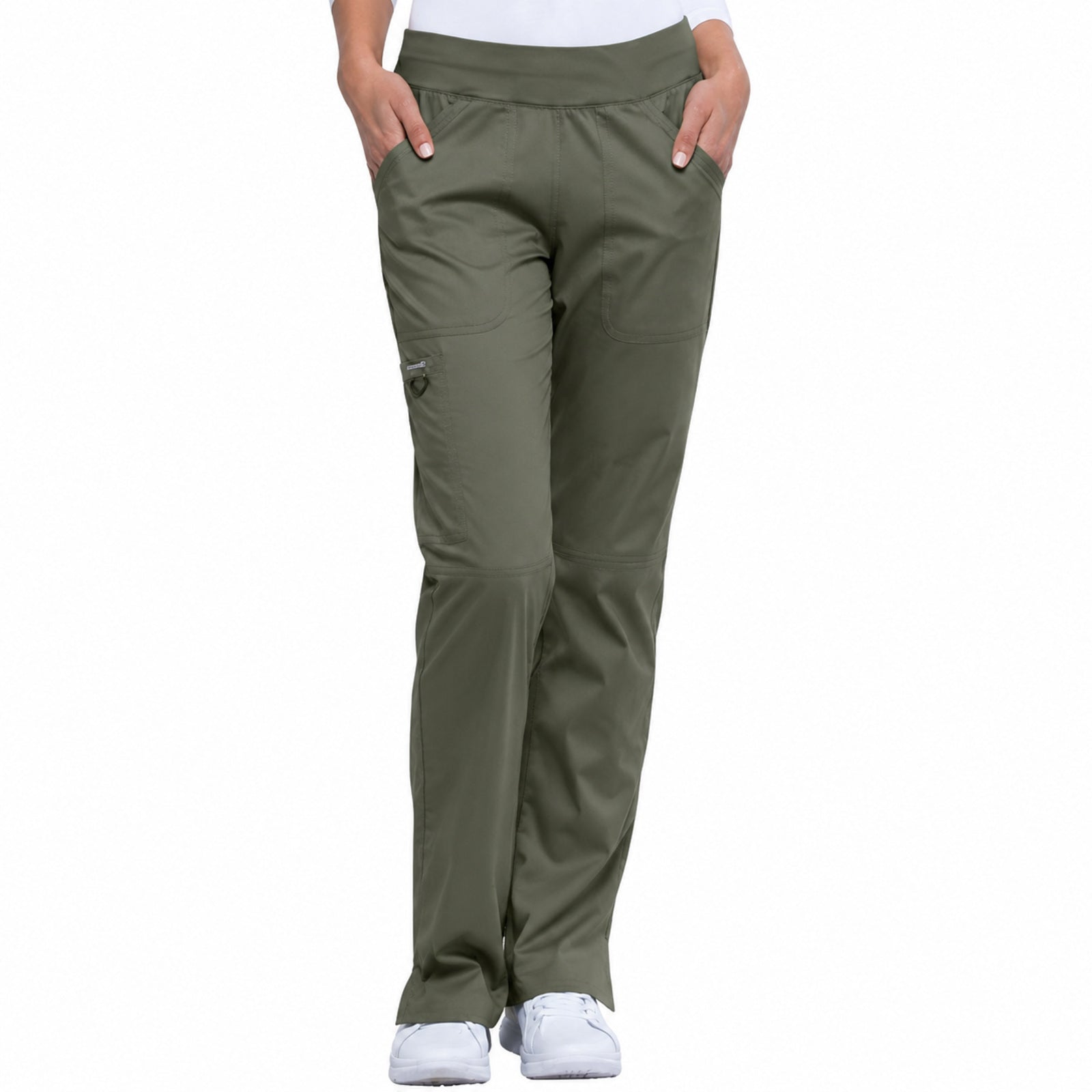 Cherokee WW110 pantalón quirúrgico mujer color Verde Olivo - frente