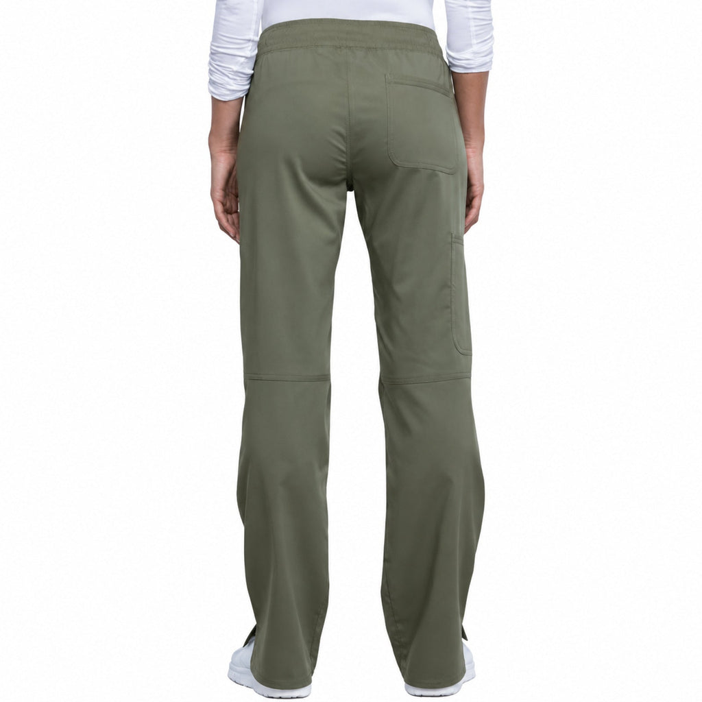 Cherokee WW110 pantalón quirúrgico mujer color Verde Olivo - espalda