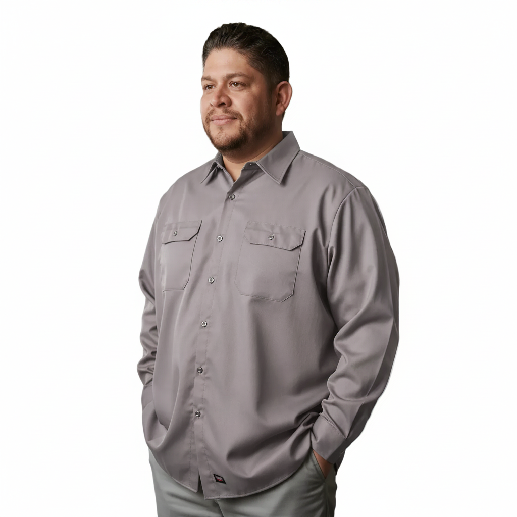 Red Kap St52 Camisa Camisola Trabajo Manga Larga Talla Extra