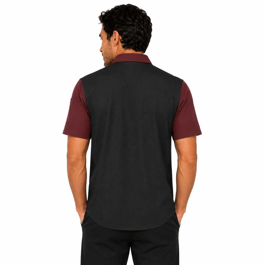 Red Kap 502m Camisa Cocina Manga Corta Repelente Aceite