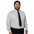 Camisa Vestir Formal Adulto Gris Perla Tallas Extras 58 Y 60