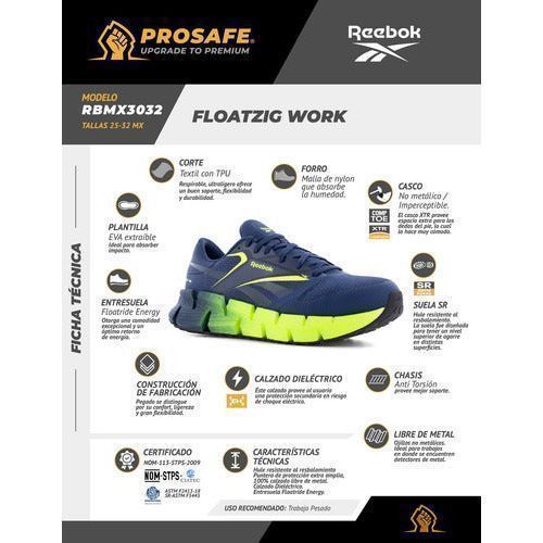 Tenis Reebok Floatzig Industrial Casquillo No Metálico Dieléctrico - Garufa Jeans