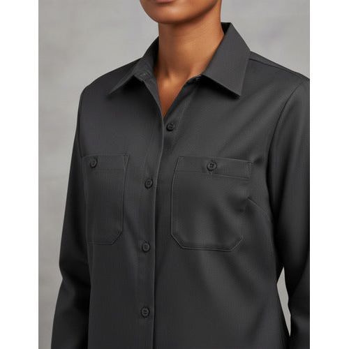 Red Kap Sx11 Blusa Trabajo Manga Larga Ajustable Resistente - Garufa Jeans