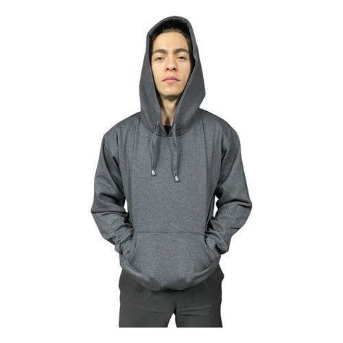 Sudadera Brans Cerrada Con Capucha Peso Completo Amplia - Garufa Jeans