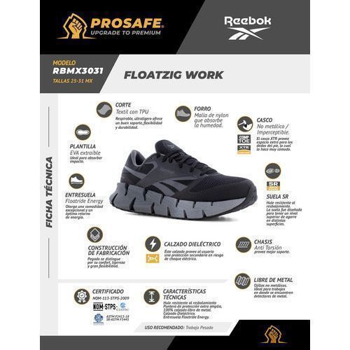 Tenis Reebok Floatzig Industrial Casquillo No Metálico Dieléctrico - Garufa Jeans