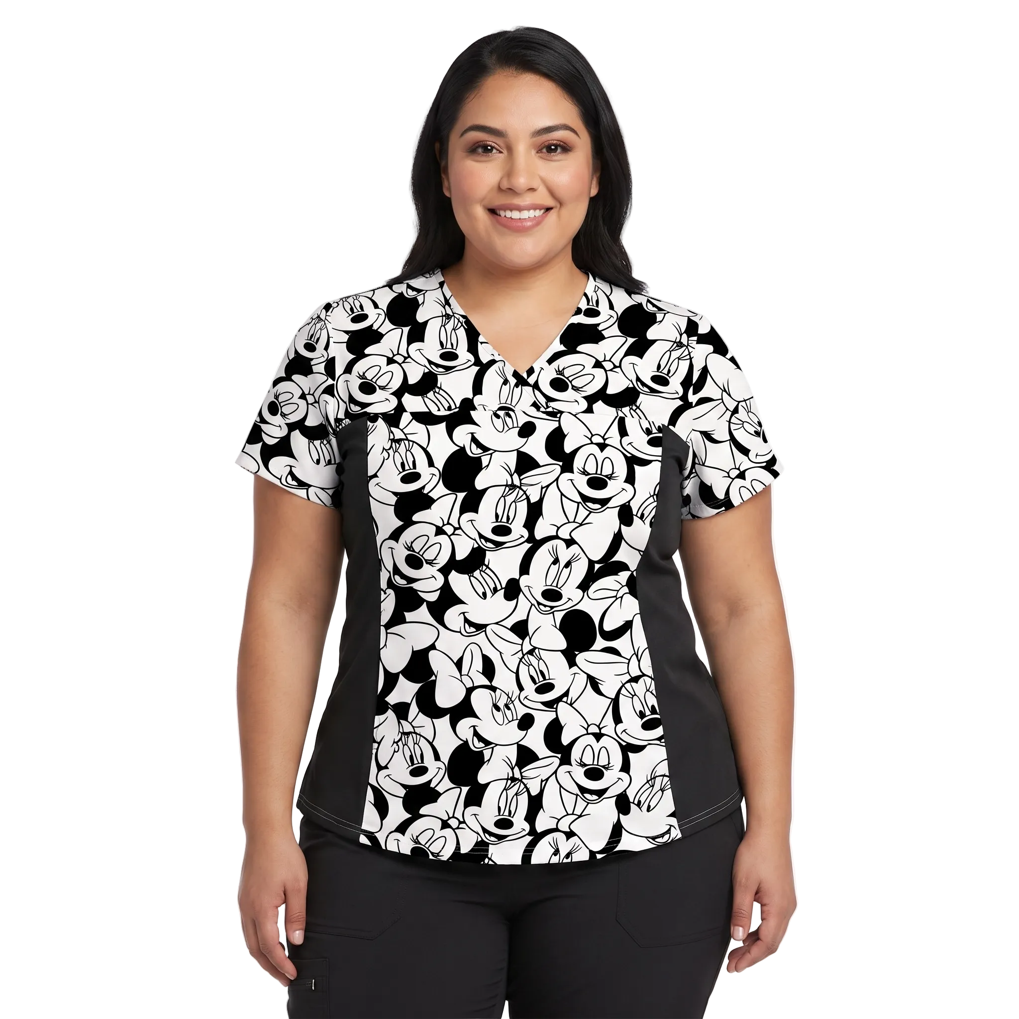 Disney 6875c Filipina Quirúrgica Mickey Minnie Mujer Extras