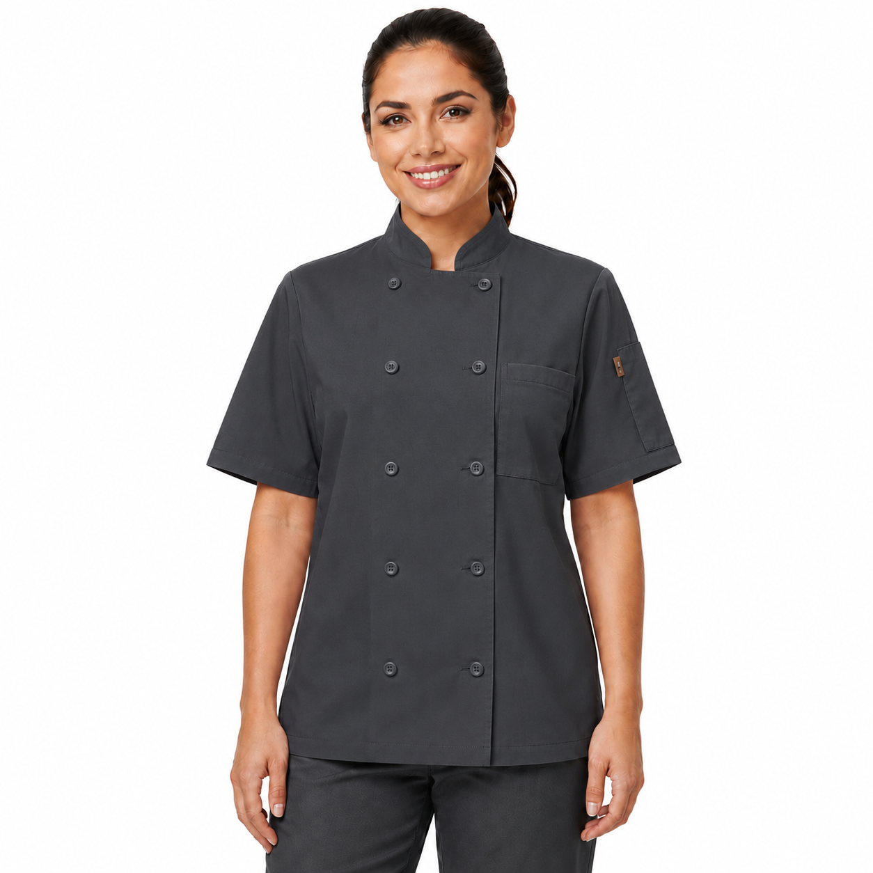 Red Kap 045 Filipina Chef Manga Corta Repelente Aceite Mujer