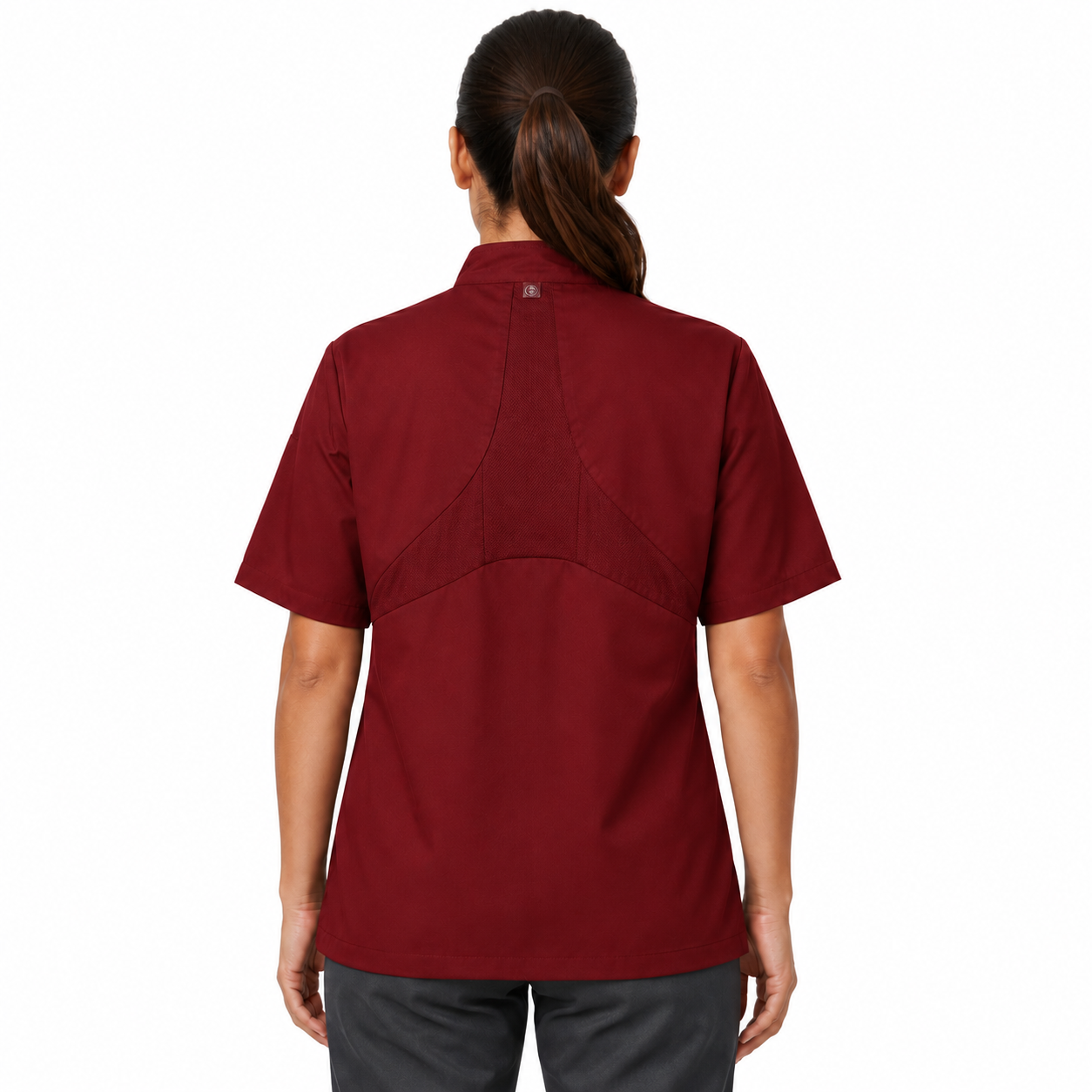 Red Kap 045 Filipina Chef Manga Corta Repelente Aceite Mujer