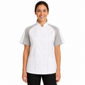 Red Kap 051w Filipina Chef Mujer Manga Corta Con Flujo Aire