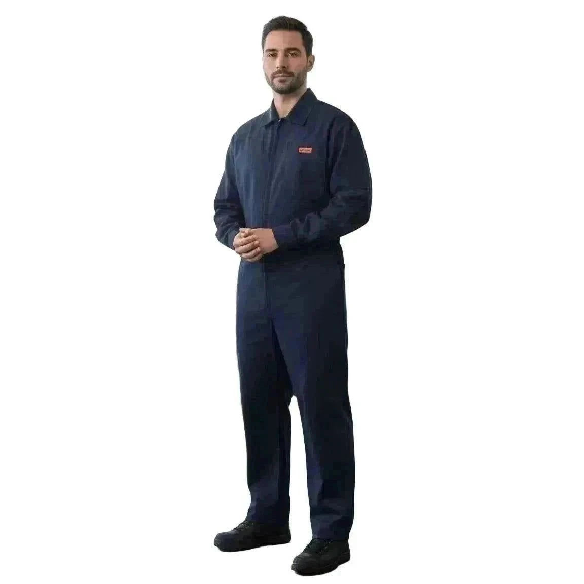 Overol Beaver Industrial Gabardina Azul Marino 100% Algodón - Garufa Jeans