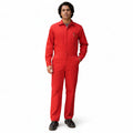 Overol Beaver Industrial Gabardina Rojo Tipo Brigada 100% Algodón