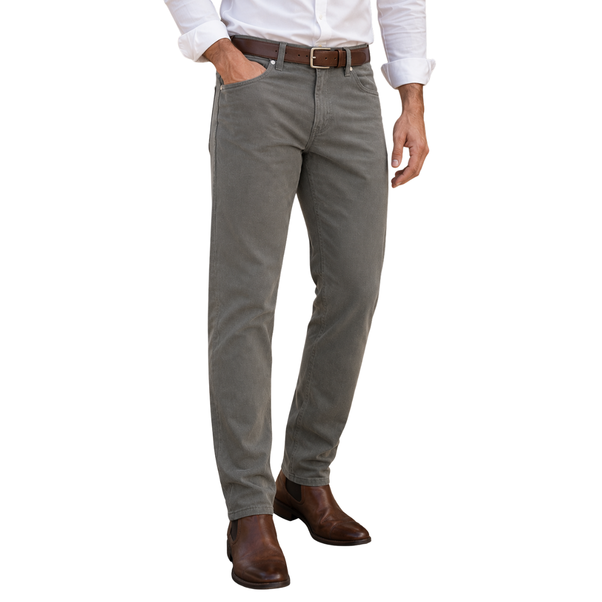 Pantalón Furor Maverick Gabardina Corte Recto Regular 28-36