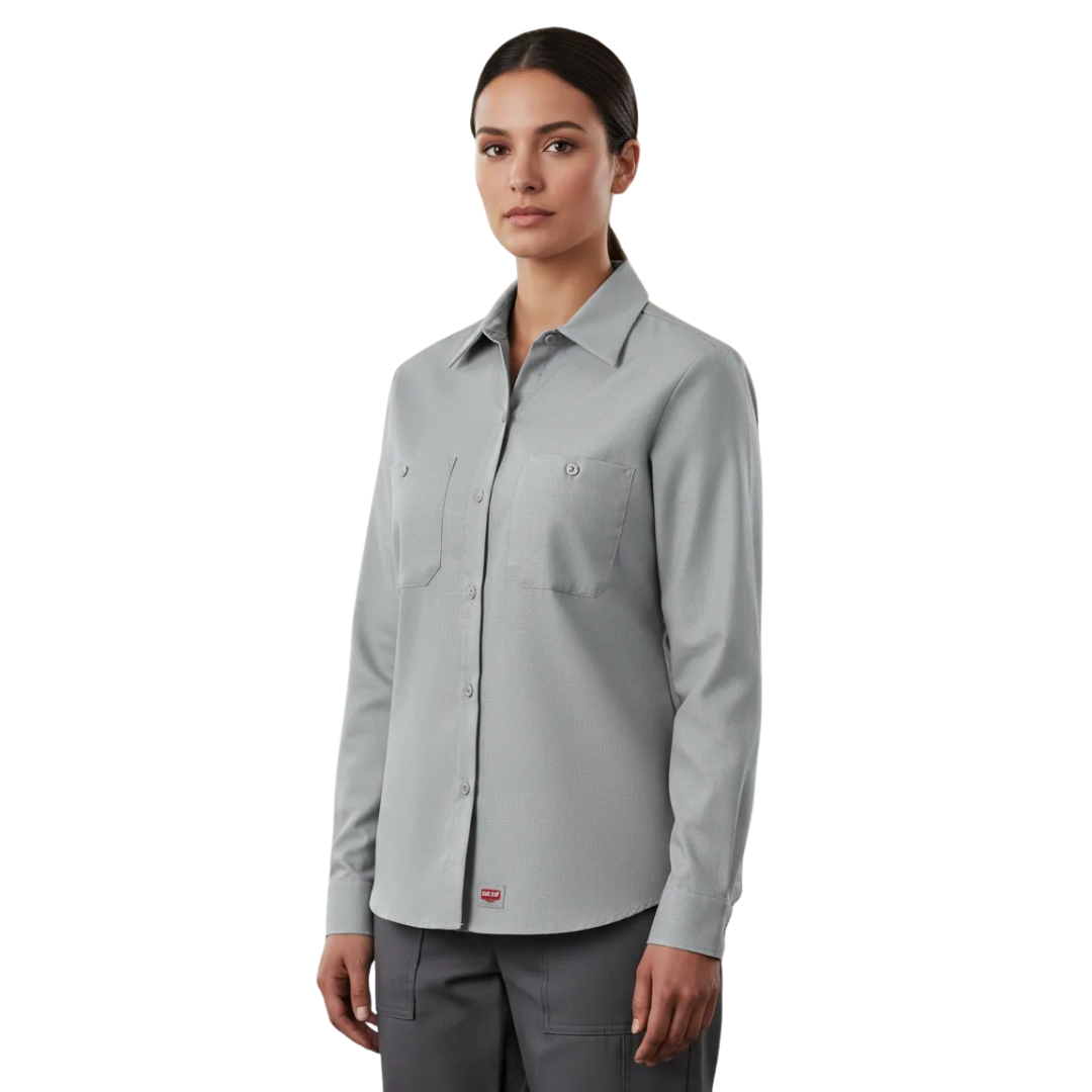 Red Kap Sx11 Blusa Trabajo Manga Larga Ajustable Resistente