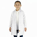 Bata De Laboratorio Blanca Niño Infantil 100% Algodón 4 A 16 - Garufa Jeans