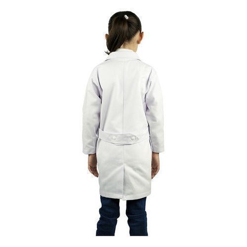 Bata De Laboratorio Blanca Niño Infantil 100% Algodón 4 A 16 - Garufa Jeans