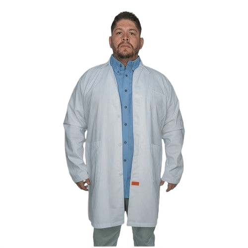 Bata De Laboratorio Clínica Industrial 100% Algodón 44 A 46 - Garufa Jeans