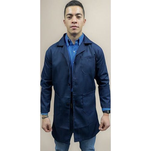 Bata De Trabajo Industrial Mantenimiento Azul 100% Poliéster - Garufa Jeans