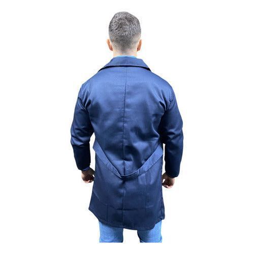 Bata De Trabajo Industrial Mantenimiento Azul 100% Poliéster - Garufa Jeans