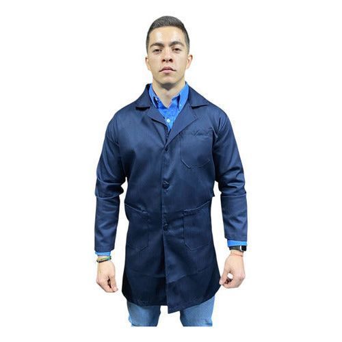 Bata De Trabajo Industrial Mantenimiento Azul 100% Poliéster - Garufa Jeans