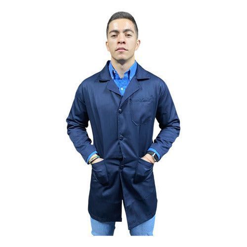 Bata De Trabajo Industrial Mantenimiento Azul 100% Poliéster - Garufa Jeans