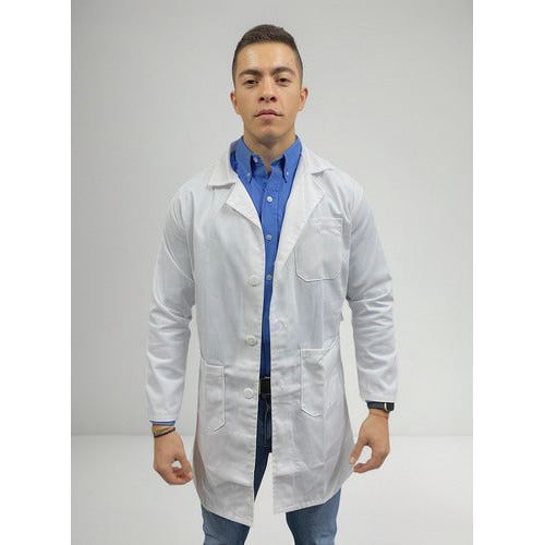 Bata Económica Escolar De Laboratorio Juvenil 100% Poliéster - Garufa Jeans