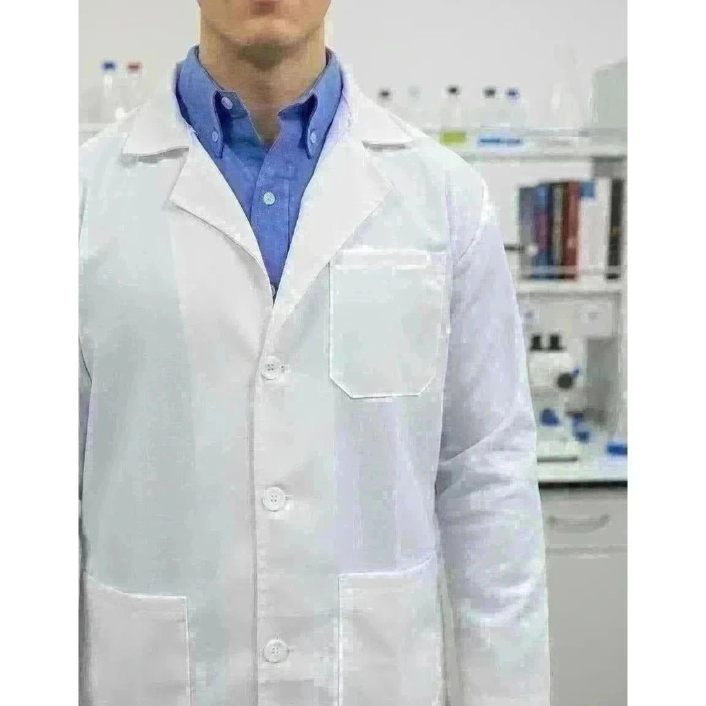 Bata Económica Escolar De Laboratorio Juvenil 100% Poliéster - Garufa Jeans