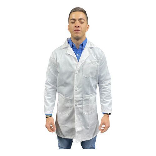 Bata Económica Escolar De Laboratorio Juvenil 100% Poliéster - Garufa Jeans