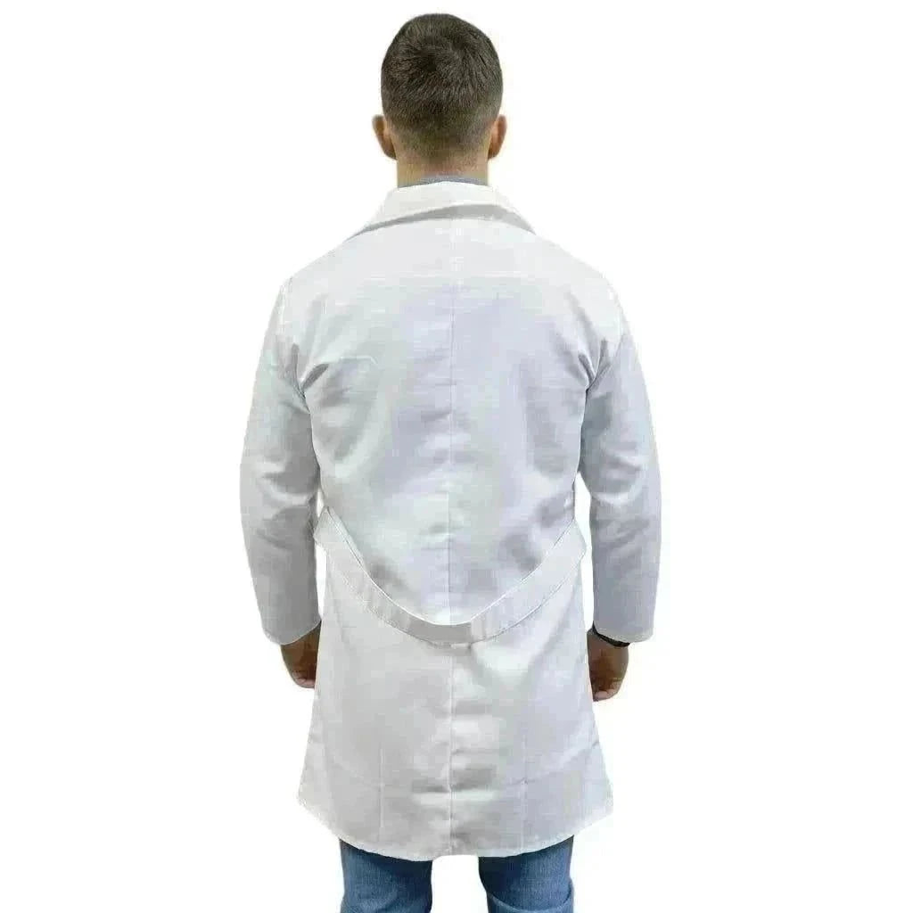 Bata Económica Escolar De Laboratorio Juvenil 100% Poliéster - Garufa Jeans