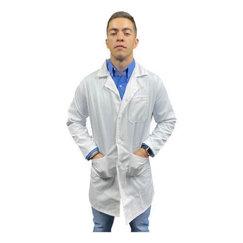 Bata Económica Escolar De Laboratorio Juvenil 100% Poliéster - Garufa Jeans