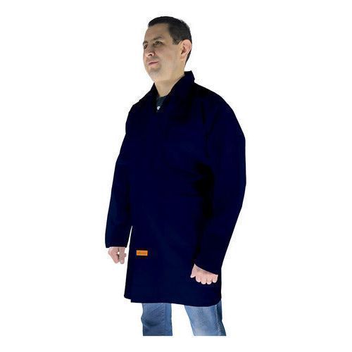 Bata Para Trabajo Industrial Azul Marino 100% Algodón 30 - 42 - Garufa Jeans