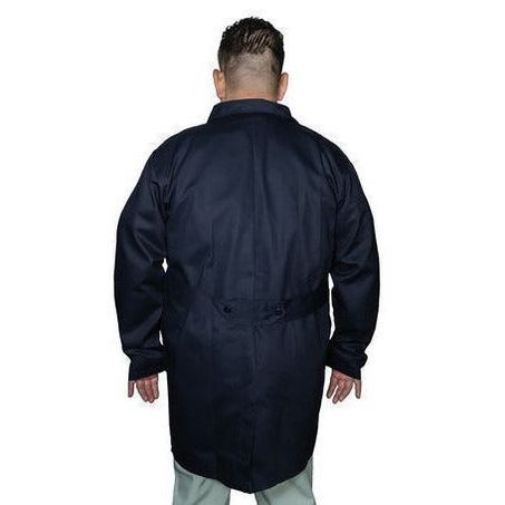 Bata Para Trabajo Industrial Azul Marino 100% Algodon 44 - 46 - Garufa Jeans