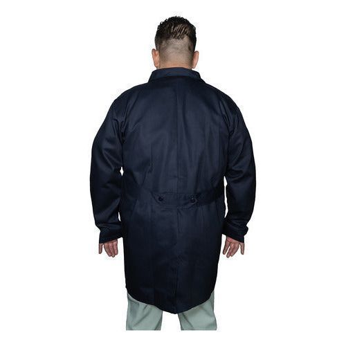 Bata Para Trabajo Industrial Azul Marino 100% Algodon 44 - 46 - Garufa Jeans