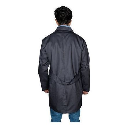 Bata Para Trabajo Industrial Gris Oxford 100% Algodón 30 - 42 - Garufa Jeans