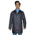 Bata Para Trabajo Industrial Gris Oxford 100% Algodón 30 - 42 - Garufa Jeans