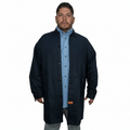 Bata Para Trabajo Industrial Negra 100% Algodón 44 - 46 - Garufa Jeans