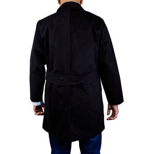 Bata Para Trabajo Industrial Negra 100% Algodón 44 - 46 - Garufa Jeans