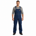 Overol peto Beaver BV821 para hombre en mezclilla Stone, vista frontal con modelo | color:stone