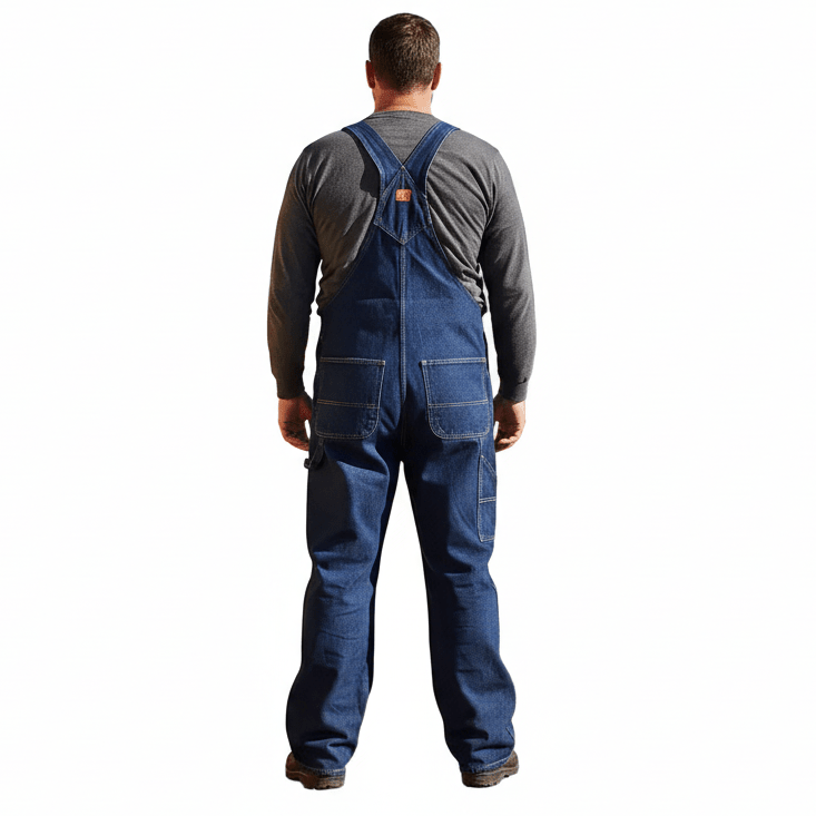Beaver Bv821 Overol Peto Mezclilla Trabajo Uso Rudo Durable - Garufa Jeans