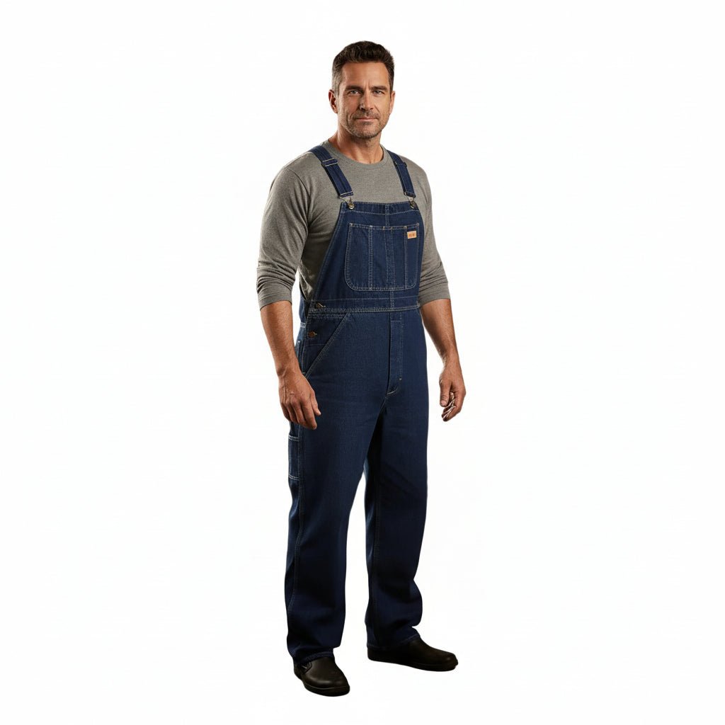 Beaver Bv821 Overol Peto Mezclilla Trabajo Uso Rudo Durable - Garufa Jeans
