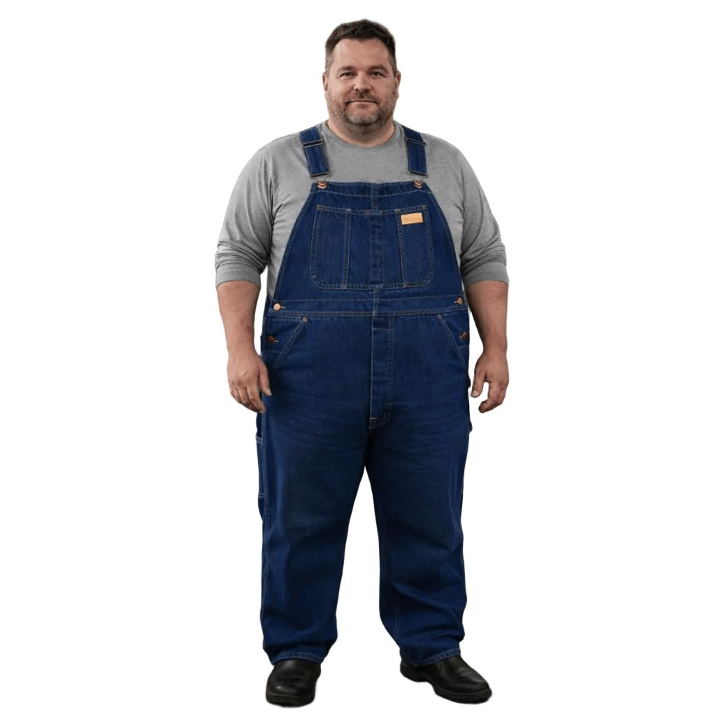 Beaver Bv821 Overol Peto Mezclilla Trabajo Uso Rudo Extras - Garufa Jeans