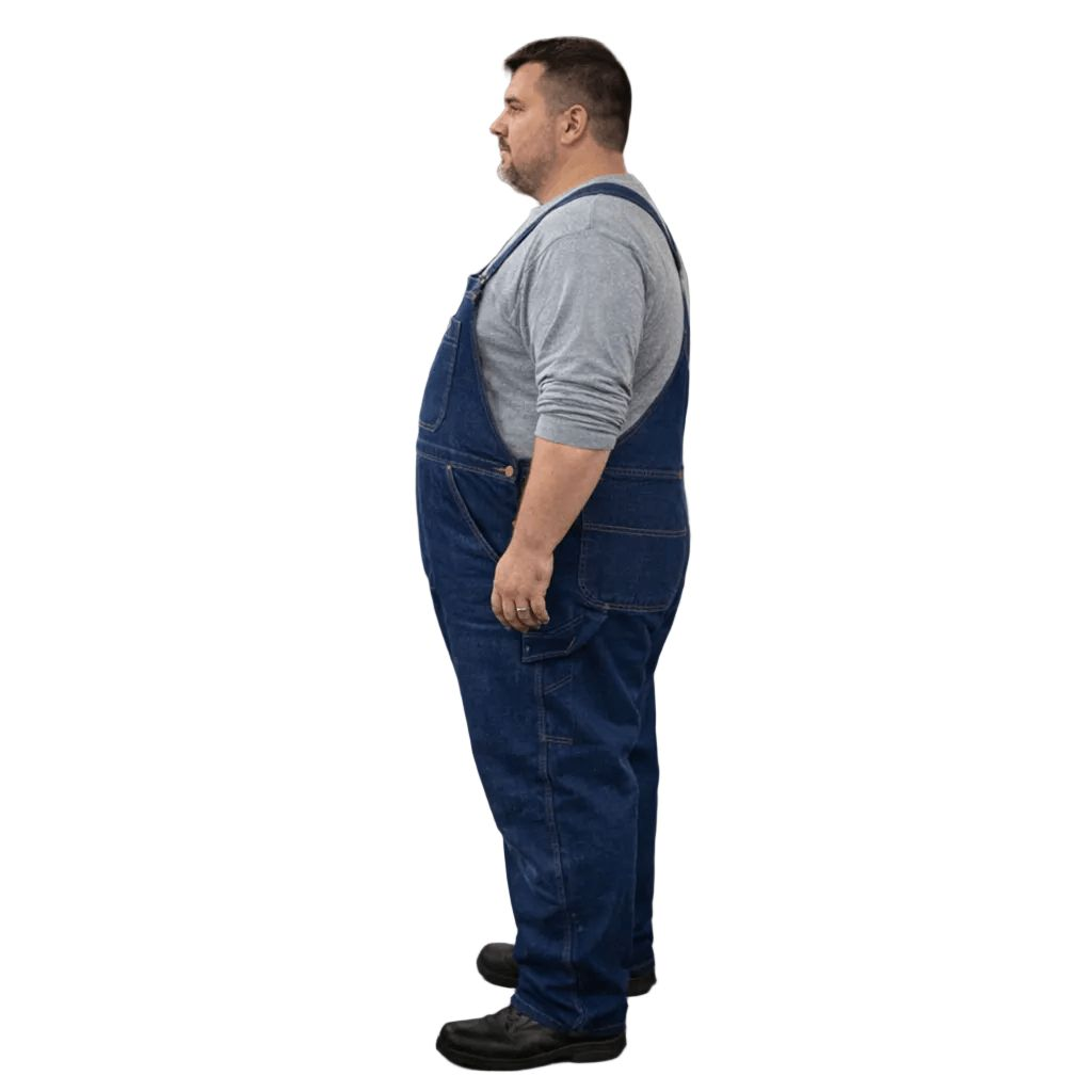 Beaver Bv821 Overol Peto Mezclilla Trabajo Uso Rudo Extras - Garufa Jeans