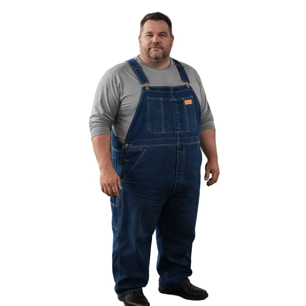 Beaver Bv821 Overol Peto Mezclilla Trabajo Uso Rudo Extras - Garufa Jeans