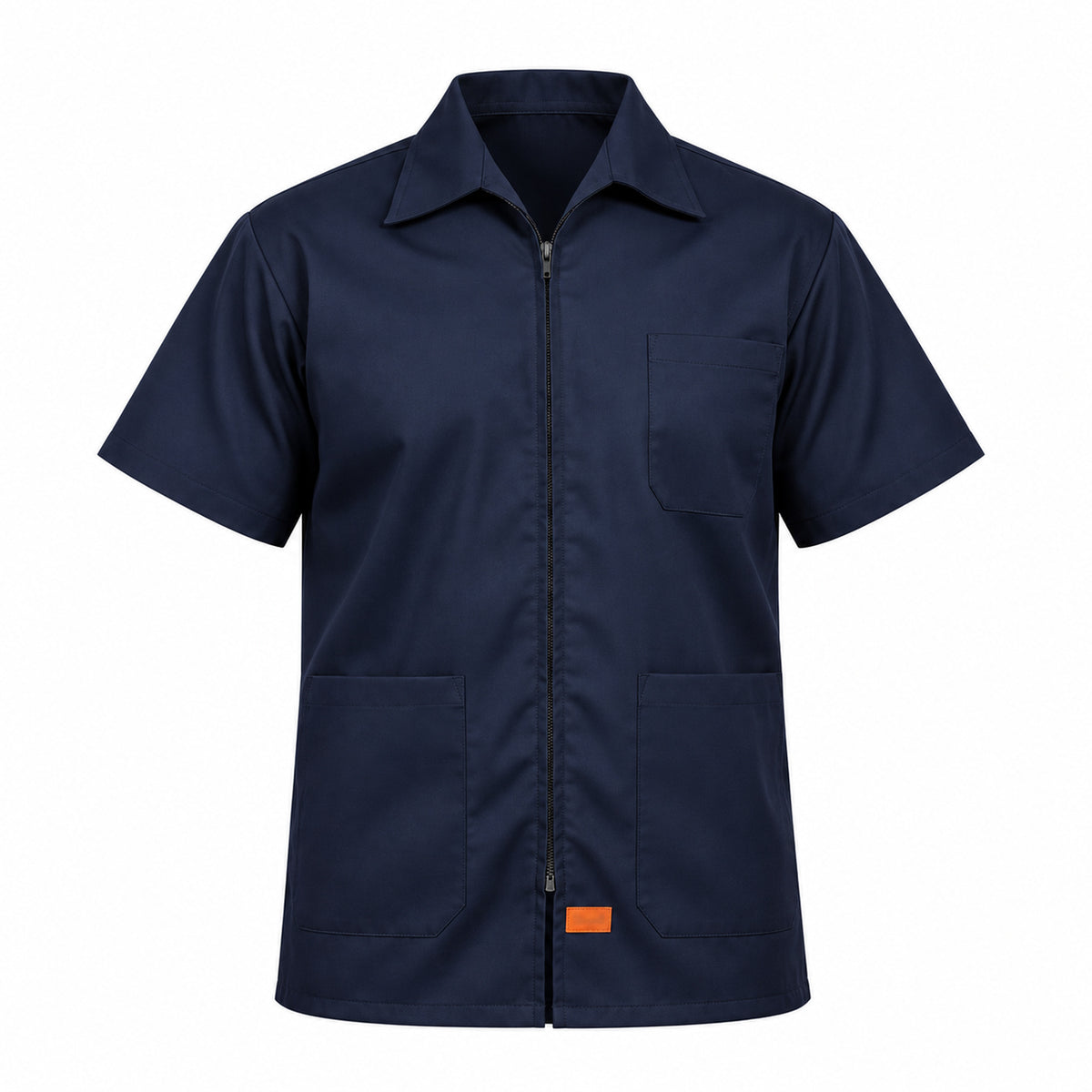 Filipina industrial Beaver azul marino para hombre, prenda sola vista frontal | Color: Azul marino #color_azul_marino