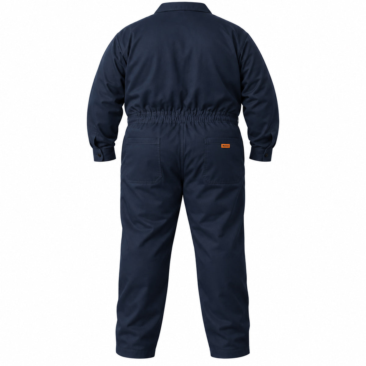 Overol Beaver de gabardina para hombre azul marino talla extra, prenda sola de espalda | color:azul-marino