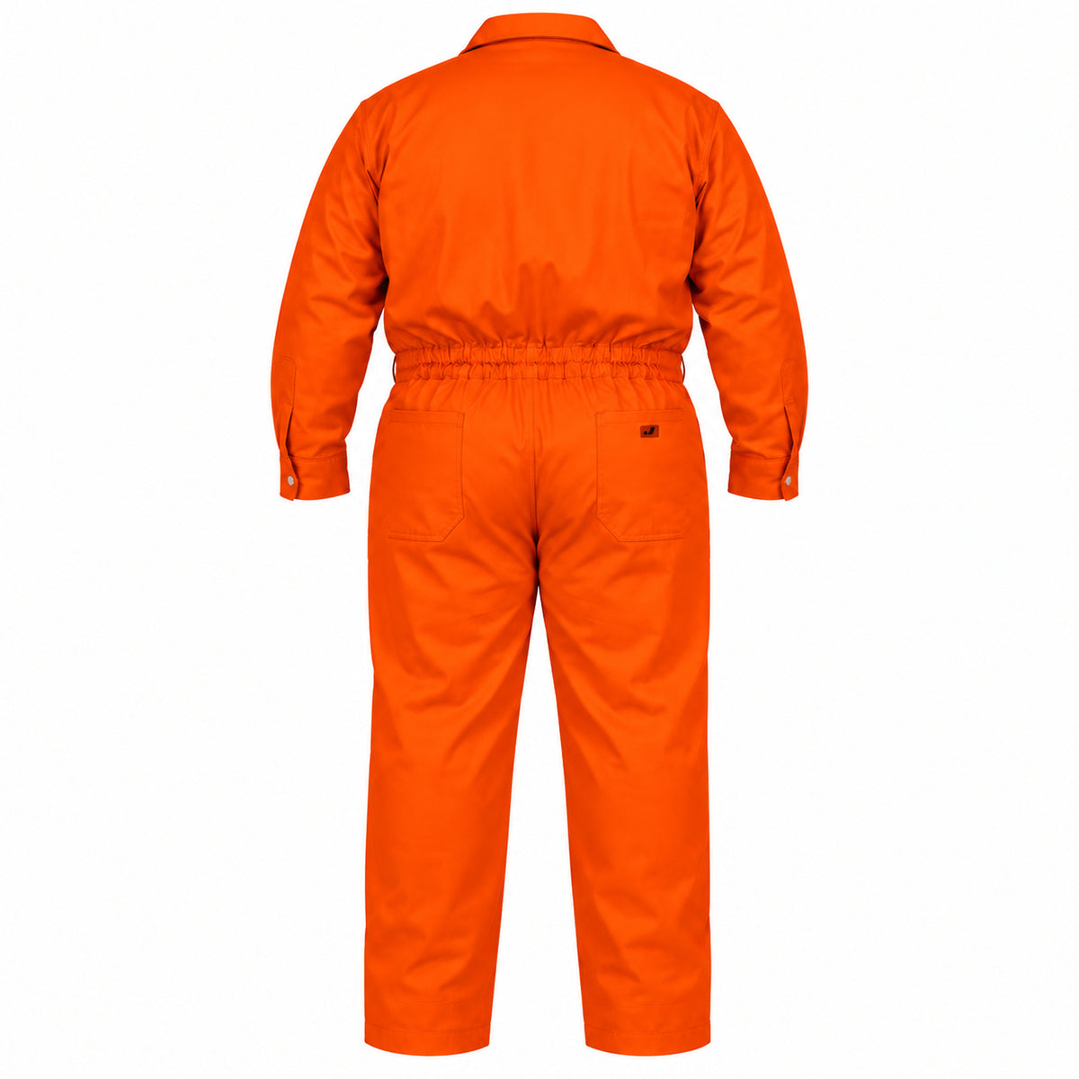 Overol industrial Beaver para hombre naranja Pemex talla extra, prenda sola por detrás | color:naranja