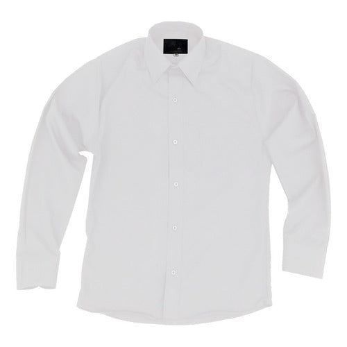 Blusa De Vestir Infantil Juvenil Escolar Blanca 6 A 16 - Garufa Jeans